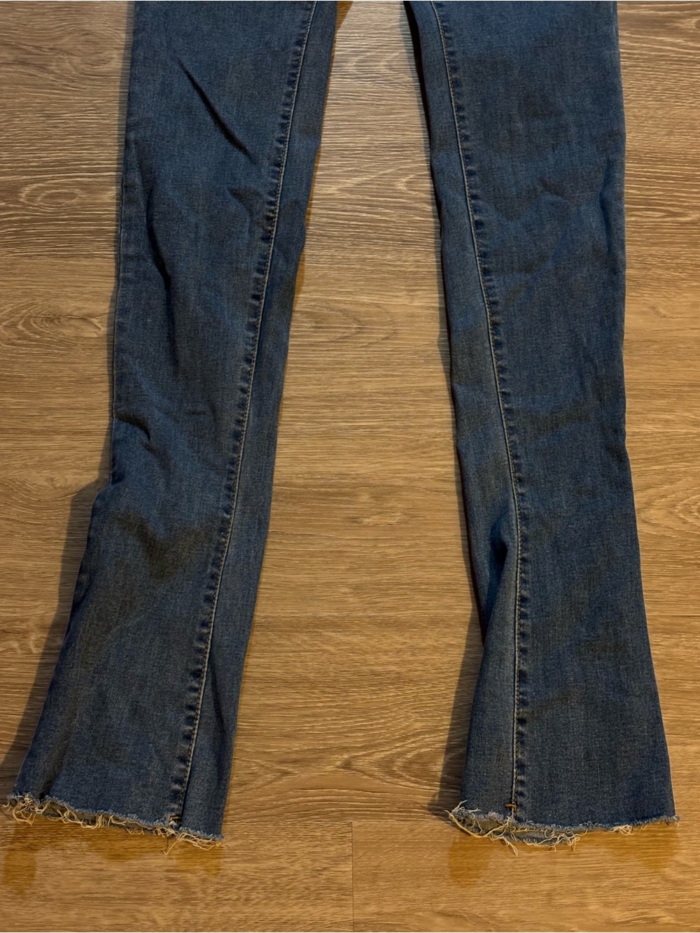SheIn Women's Mid-Waist Pile Flared Jeans in size 6 M - Picture 2 of 6
